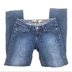 Paige Blue Heights Skinny Leg Stretch Jeans